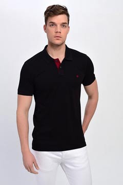 Polo T-shirt - Burgundy